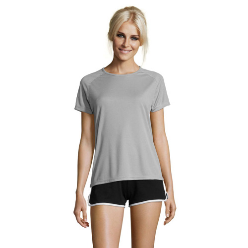 SPORTY Damski T-Shirt 140g Pure Grey S01159-PG-S 