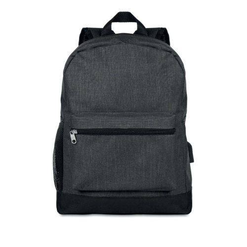 Plecak z zabezpieczeniem czarny MO9600-03 