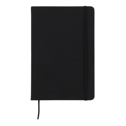 Notatnik A5 PU z kartkami papieru w kropki Czarny LT92064-N0002 