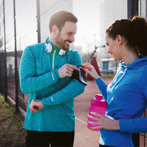 Opaska na rękę z etui na telefon LOLA Czarny 9072603 (2)