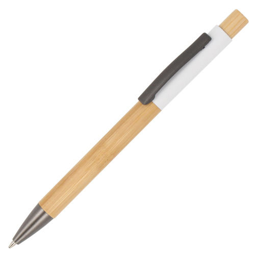 Pióro kulkowe Madrid bamboo Biały LT87752-N0001 