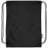 Plecak Oriole ze sznurkiem ściągającym z recyklowanego plastiku PET Czarny 12046100 (4) thumbnail