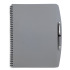 Notatnik A4 (kartki w linie)  z długopisem Szary V2334-19  thumbnail