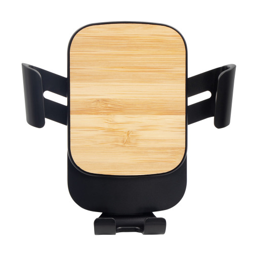 Grawitacyjny samochodowy uchwyt do telefonu, ładowarka bezprzewodowa 15W | Amberle Czarny VA107-03 (6)