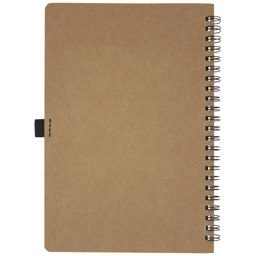 Kołozeszyt Cobble wire-o w formacie A5 z tektury z recyclingu i papieru z kamienia Piasek pustyni 10773206 (3)