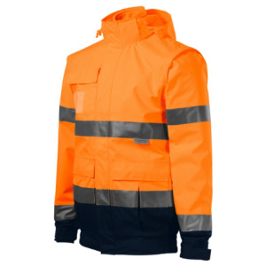 Kurtka unisex M5V2 - fluorescencyjny zolty
