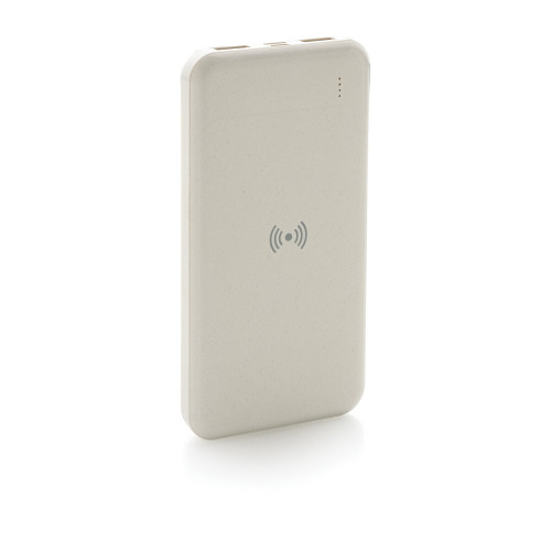 Bezprzewodowy power bank, ładowarka bezprzewodowa Biały P322.673 (1)