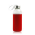 Butelka szklana 460 ml, metalowa nakrętka, neoprenowy pokrowiec / Neobottle Czerwony IP37052552  thumbnail