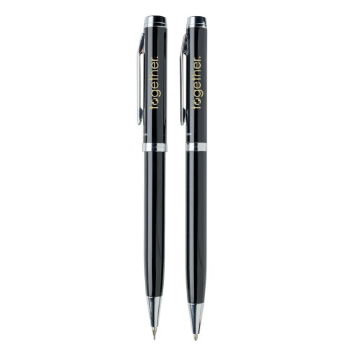 Zestaw piśmienny Swiss Peak Luzern, długopis i ołówek mechaniczny czarny P610.490 (5)