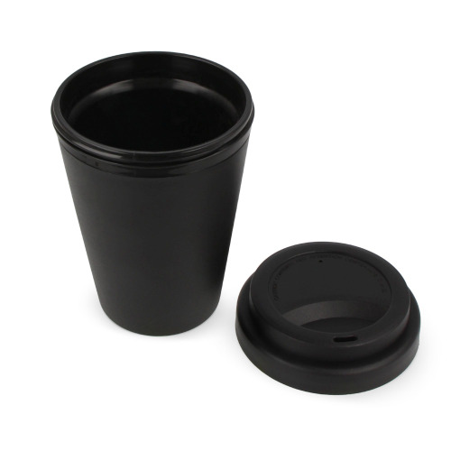 Kubek do kawy RPP w jednolitych kolorach 250ml Czarny LT98866-N0002 (1)