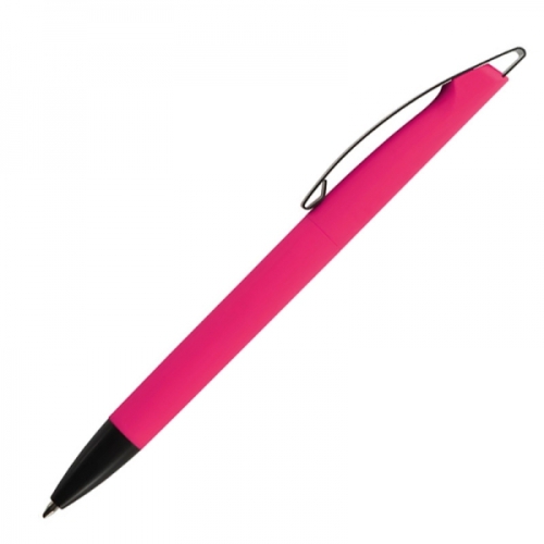 Długopis plastikowy BRESCIA różowy 009911 (3)