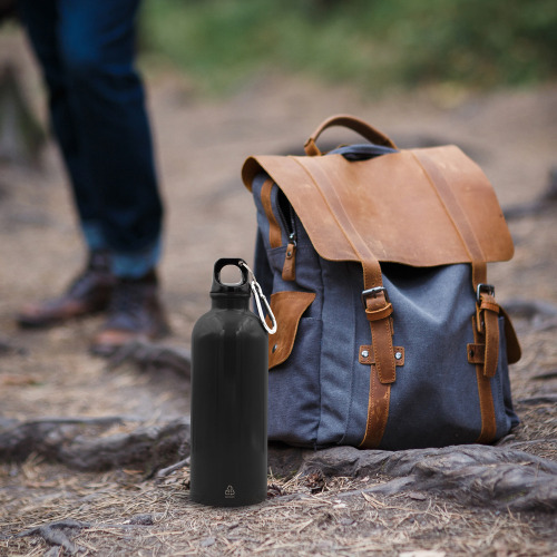 Butelka sportowa 500 ml z karabińczykiem | Brenda Czarny VA099-03 (1)