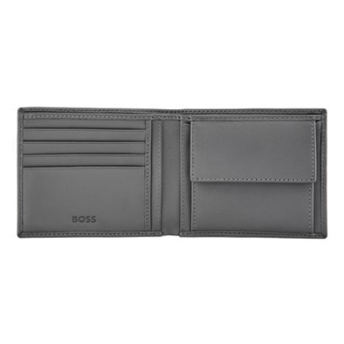 Portfel Double B Saffiano Black Szary HLM526H (4)