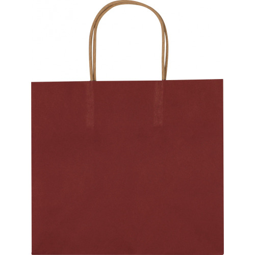 Torba papierowa mała 120 g/m2 HILARY Bordowy 6181802 (4)