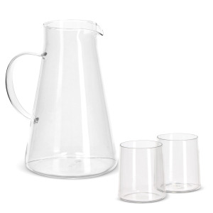 Karafka InSideOut Elin z 2 szklankami 