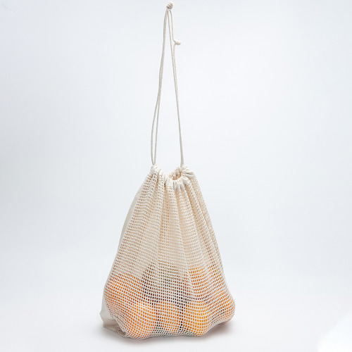 Worek z siateczki, 100% bawełny, ze sznurkiem / NetString Natural IP31113780 (4)