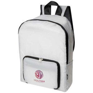 Składany plecak EcoFold z materiału RPET, o pojemności 15 l