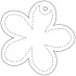 RFX™ reflective odblaskowa zawieszka z TPU, kwiat Neonowy żółty 1PR11913 (3) thumbnail
