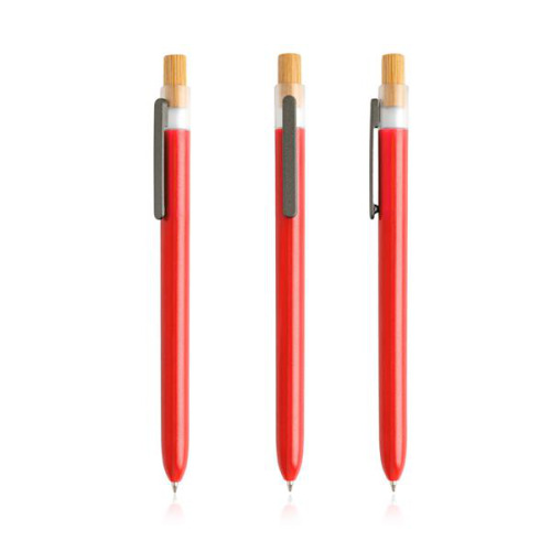 Dlugopis z recyklingowanego plastiku / OPC Solid Czerwony IP13159752 (1)