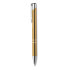 Długopis wciskany matowy złoty KC8893-98  thumbnail