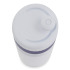 Bidon sportowy z obwódką  750ml Biały / ciemnoniebieski LT98786-N0110 (1) thumbnail