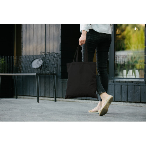 Torba bawełniana na zakupy | Ornell Czarny VA088-03 (1)