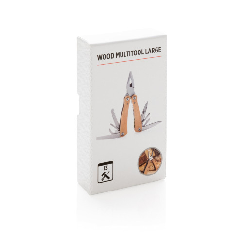Narzędzie wielofunkcyjne, 13 el. Brązowy P221.369 (2)