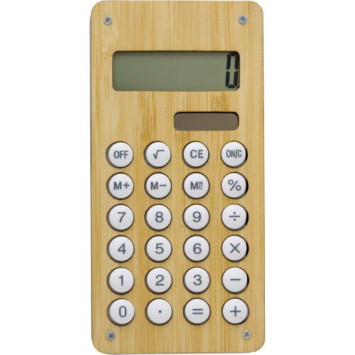 Kalkulator, gra labirynt z kulką, panel słoneczny drewno V8303-17 (2)