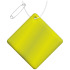  RFX™ mała odblaskowa zawieszka z PVC, romb Neonowy żółty 1PR08213  thumbnail