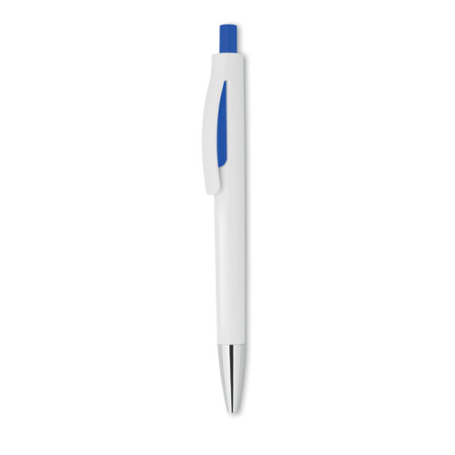 Przyciskany długopis w białej granatowy MO8814-04 (3)