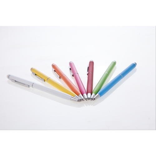 Długopis, touch pen jasnozielony V1637-10 (2)