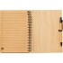 Bambusowy notatnik A5, długopis drewno V0200-17 (2) thumbnail