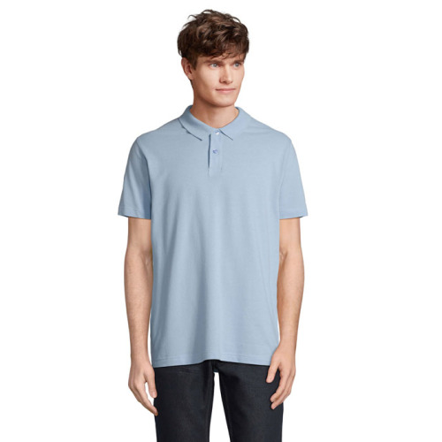 PULSE U NISEX POLO Sky Blue Pique S04502-SP-XL 