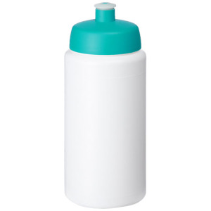 Bidon Baseline® Plus o pojemności 500 ml ze sportowym wieczkiem i uchwytem Biały
