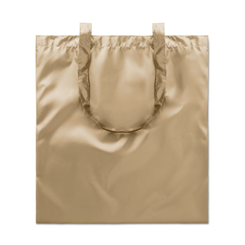 Błyszcząca torba na zakupy matowy złoty MO9443-98 (3)