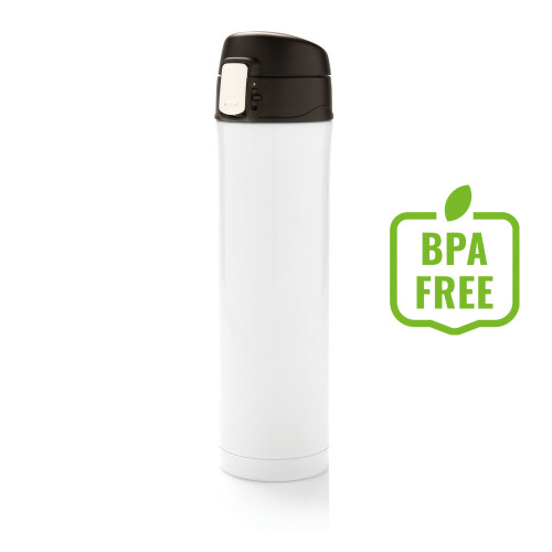 Kubek termiczny 450 ml Biały, czarny P433.993 