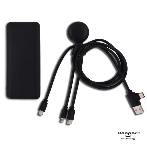 3199 | Xoopar Mr. Bio Powerbank and Cable pack 7000mAh Czarny LT41713-N0002 (6)