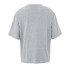 BOXY WOMEN T-SHIRT OVERSIZE Jasnoszary Melanż S03807-DH-L (1) thumbnail