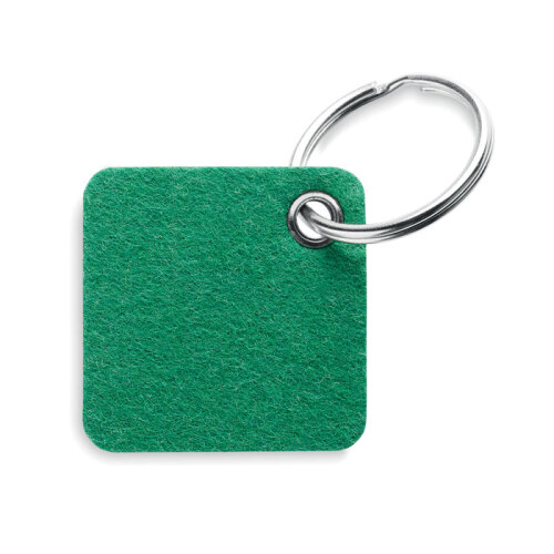 Brelok do kluczy z filcu RPET zielony MO6507-09 (1)