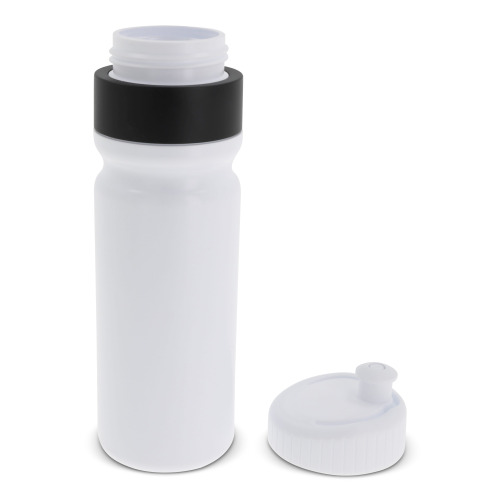 Bidon sportowy z obwódką  750ml Biały / czarny LT98786-N0102 (3)