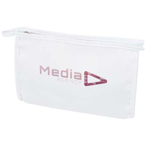 Muse kosmetyczka z certyfikatem GRS z tworzywa RPET Złamana biel 12077202 (1)