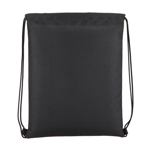 Torba ze sznurkiem z powlekanego PU R-PET 600D, wymiary 33 x 42 cm Oliwkowa zieleń LT91394-N0043 (3)