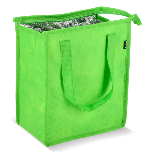 R-PET Torba chłodząca z włókniny 23 x 15 x 27,5 cm 75g/m² Jasnozielony LT95392-N0032 (4)