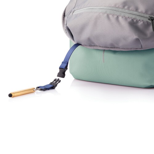 Bobby Soft, plecak na laptopa 15,6", chroniący przed kieszonkowcami, wykonany z RPET zielony V0998-06 (3)