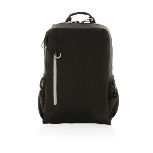 Plecak na laptopa 15,6" Swiss Peak Lima Impact AWARE™, ochrona RFID czarny, biały P763.151 (1)