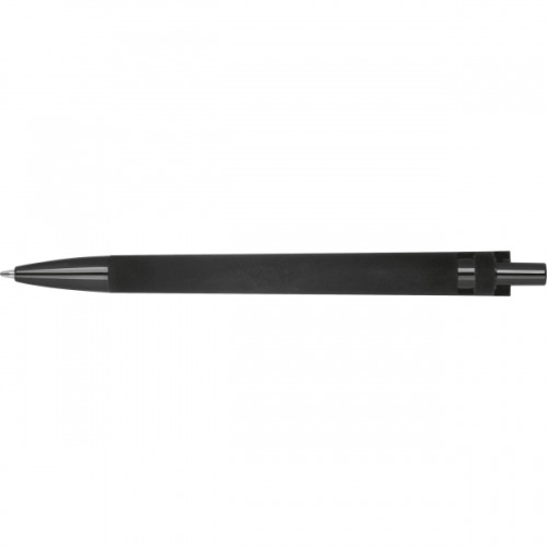 Długopis plastikowy z ABS z recyklingu soft touch Monterrey Czarny 524603 (3)