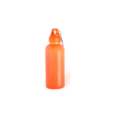 Bidon, butelka sportowa 600 ml z karabińczykiem pomarańczowy V8439-07 