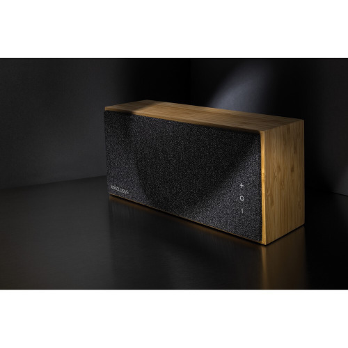 Bambusowy głośnik bezprzewodowy 20W Wynn Brązowy P329.659 (9)