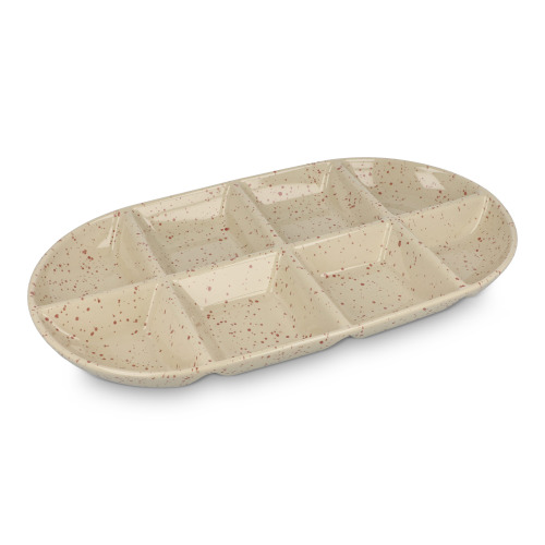 Sagaform Ditte Ceramiczna miska do serwowania potraw 36 x 20 cm Beżowy LT52257-N0055 