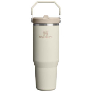 Stanley IceFlow™ 2.0 termoizolowany kubek ze stali nierdzewnej, pojemność 890 ml, z odchylaną słomką Kremowy
